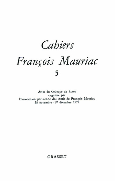 Picture of Cahiers numéro 05