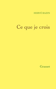 Picture of Ce que je crois
