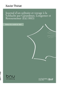 Picture of Journal d'un solitaire et voyage à la Schlucht par Gérardmer, Longemer et Retournemer