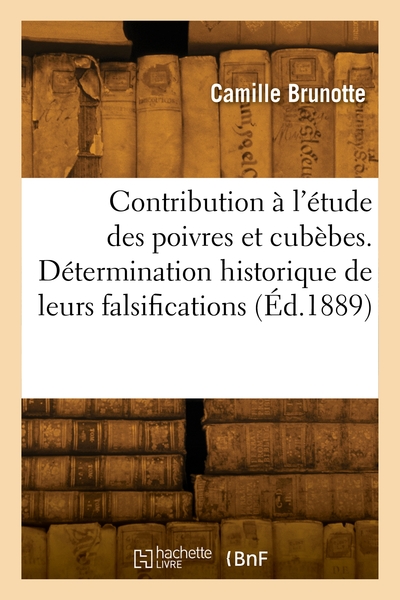 Picture of Contribution à l'étude des poivres et cubèbes