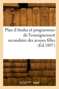 Picture of Plan d'études et programmes de l'enseignement secondaire des jeunes filles