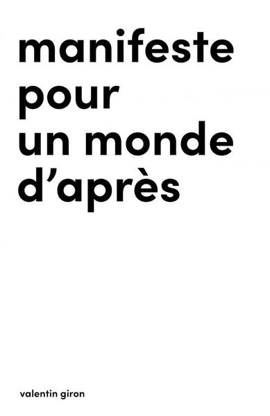 Picture of Manifeste pour un monde d'après