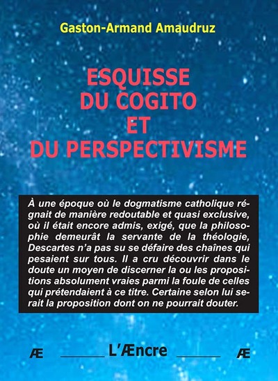 Picture of Esquisse du cogito et du perspectivisme