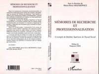 Picture of Mémoires de recherche et professionnalisation