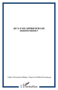 Image de Qu'a-t-on appris sur les institutions ?
