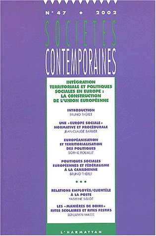 Image de Intégration territoriale et politiques sociales en Europe : la construction de l'Union européenne