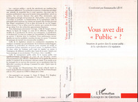 Picture of VOUS AVEZ DIT « PUBLIC » ?