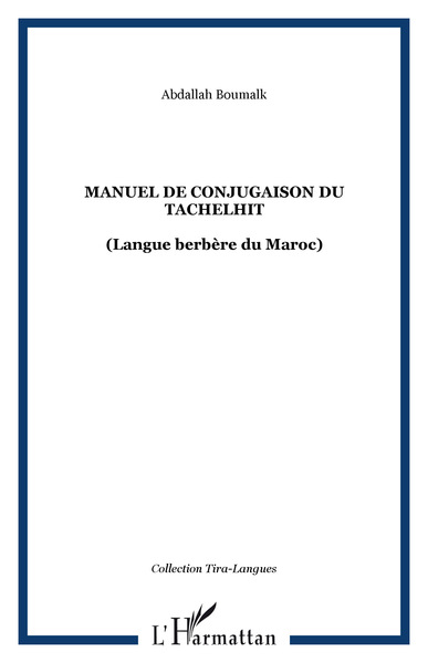 Picture of Manuel de conjugaison du tachelhit