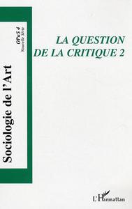 Image de La question de la critique