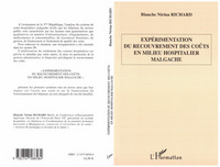 Image de Expérimentation du recouvrement des coûts en milieu hospitalier malgache