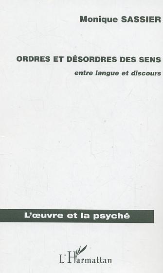 Image de ORDRES ET DESORDRES DES SENS