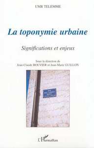 Image de LA TOPONYMIE URBAINE