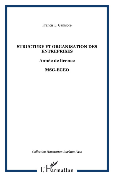 Picture of Structure et organisation des entreprises