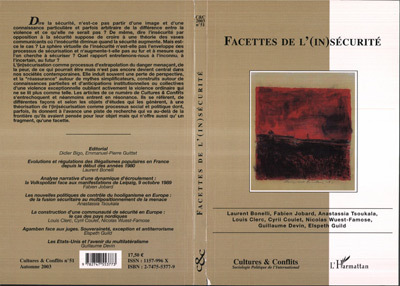 Image de Facettes de l'(in)sécurité