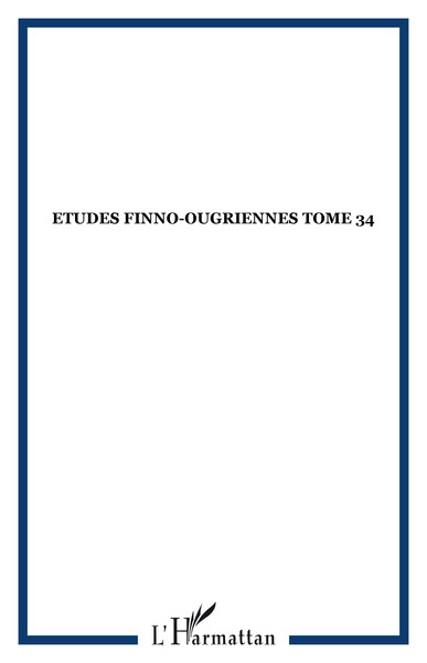 Image de Etudes finno-ougriennes tome 34