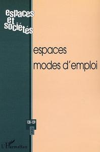Image de ESPACES MODES D’EMPLOI (n°108-109)