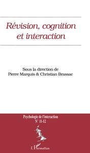 Image de REVISION, COGNITION ET INTERACTION (n°11-12)