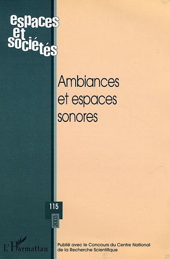 Image de Ambiances et espaces sonores