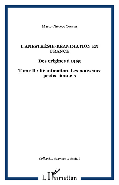 Picture of L'anesthésie-réanimation en France