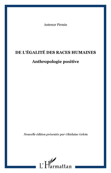 Picture of De l'égalité des races humaines