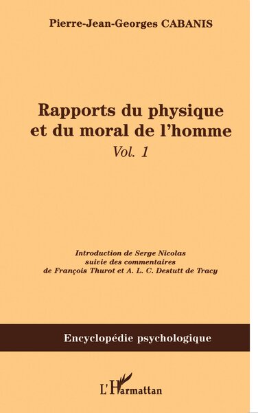 Image de Rapports du physique et du moral de l'homme