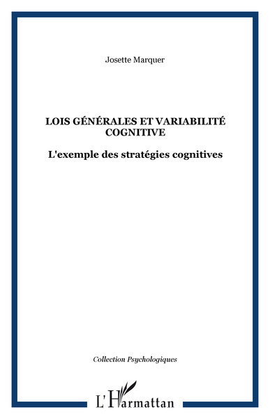 Image de Lois générales et variabilité cognitive