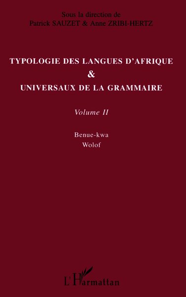 Image de Typologie des langues d'Afrique et universaux de la grammaire