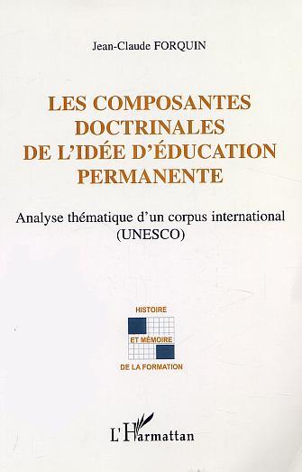 Image de LES COMPOSANTES DOCTRINALES DE L'IDÉE D'ÉDUCATION PERMANENTE