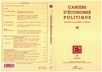 Image de CAHIERS D'ÉCONOMIE POLITIQUE N° 38