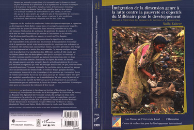 Picture of Intégration de la dimension genre à la lutte contre la pauvreté et objectifs du Millénaire pour le développement