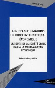Image de Les transformations du droit international économique