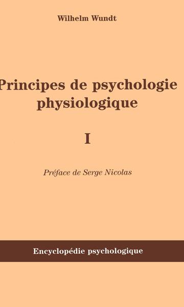 Picture of Principes de psychologie physiologique
