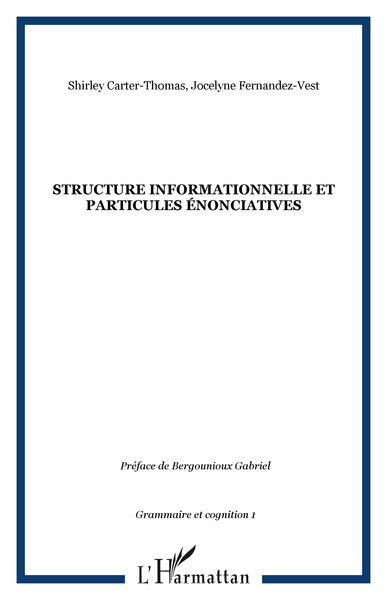Image de Structure informationnelle et particules énonciatives