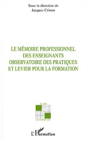 Picture of Le mémoire professionnel des enseignants