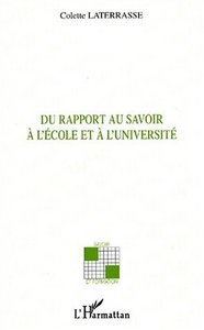 Picture of DU RAPPORT AU SAVOIR À L'ÉCOLE ET À L'UNIVERSITÉ