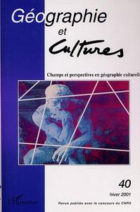 Image de CHAMPS ET PERSPECTIVES EN GEOGRAPHIE CULTURELLE