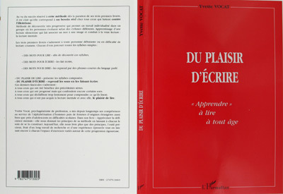 Image de DU PLAISIR D'ÉCRIRE