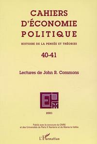 Image de LECTURES DE JOHN R. COMMONS