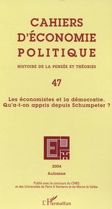 Image de Les économistes et la démocratie. Qu'a-t-on appris depuis Schumpeter ?