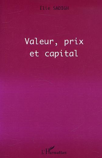 Image de VALEUR, PRIX ET CAPITAL