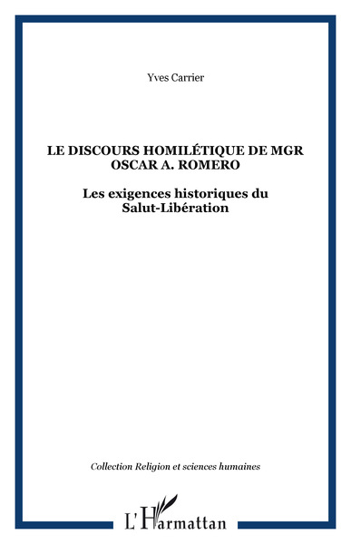 Picture of Le discours homilétique de Mgr Oscar A. Romero