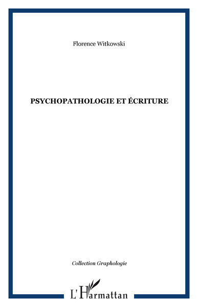 Image de Psychopathologie et écriture