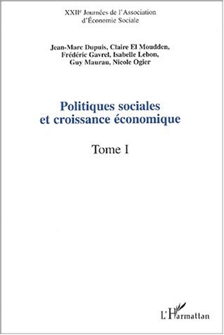 Image de POLITIQUES SOCIALES ET CROISSANCE ÉCONOMIQUE