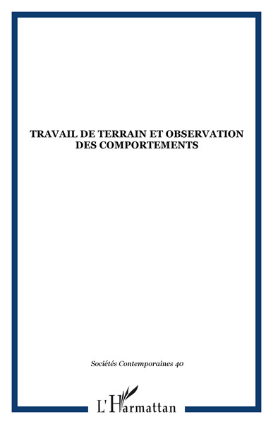 Picture of Travail de terrain et observation des comportements