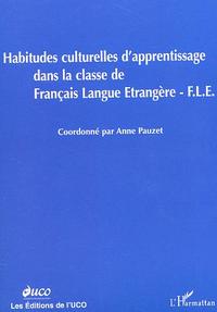 Image de HABITUDES CULTURELLES D'APPRENTISSAGE