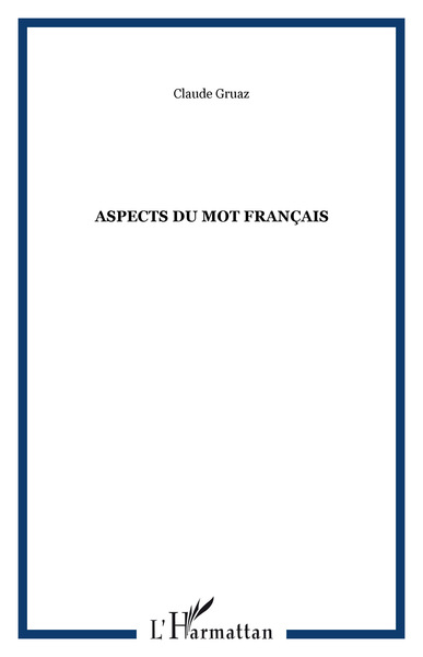 Image de Aspects du mot français