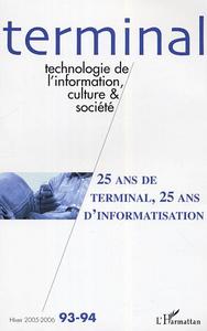 Image de 25 ans de terminal, 25 ans d'informatisation