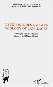 Image de ECOLOGIE DES LANGUES - ECOLOGY OF LANGUAGES