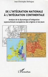 Image de De l'intégration nationale à l'intégration continentale
