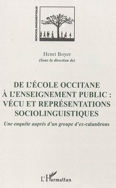 Image de De l'école occitane à l'enseignement public: vécu et représentations sociolinguistiques